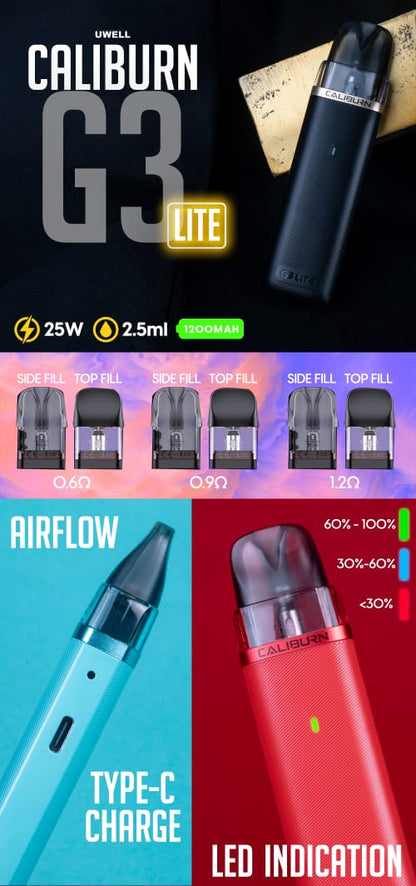 G3 Lite Pod: Sleek, Portable, and Powerful Vaping Solution
